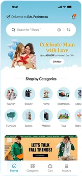 Category-Based Shopping Platform