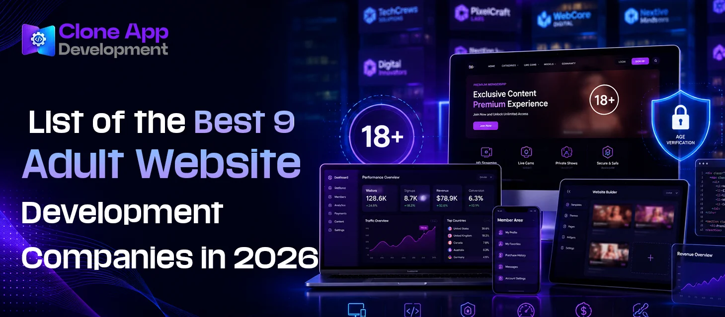List of the Best 9 Adult Website Development Companies in 2026