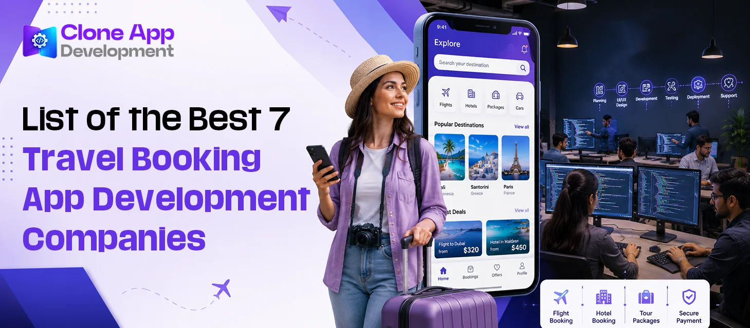 List of the Best 7 Travel Booking App Development Companies